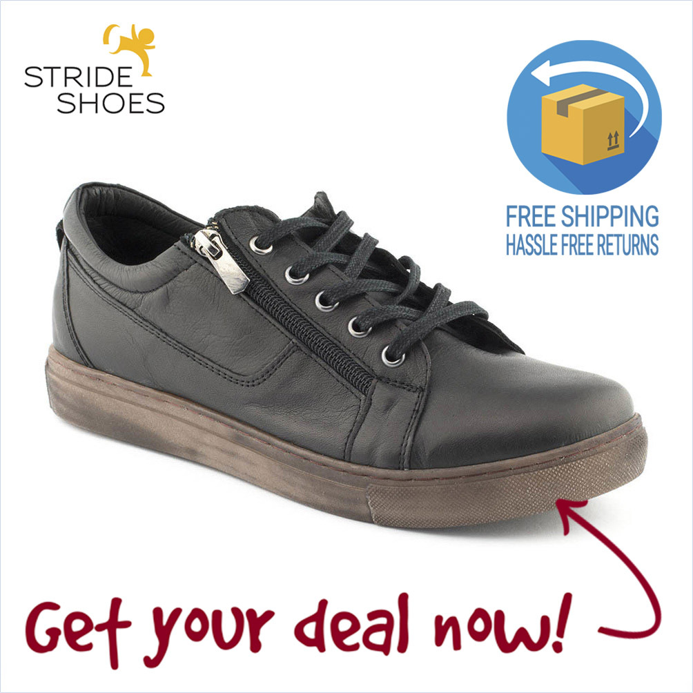 wide casual sneakers