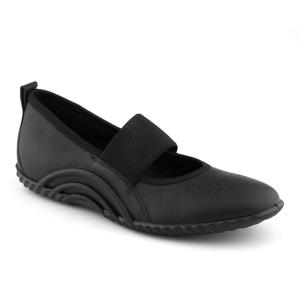 ecco black work shoes